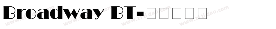 Broadway BT字体转换